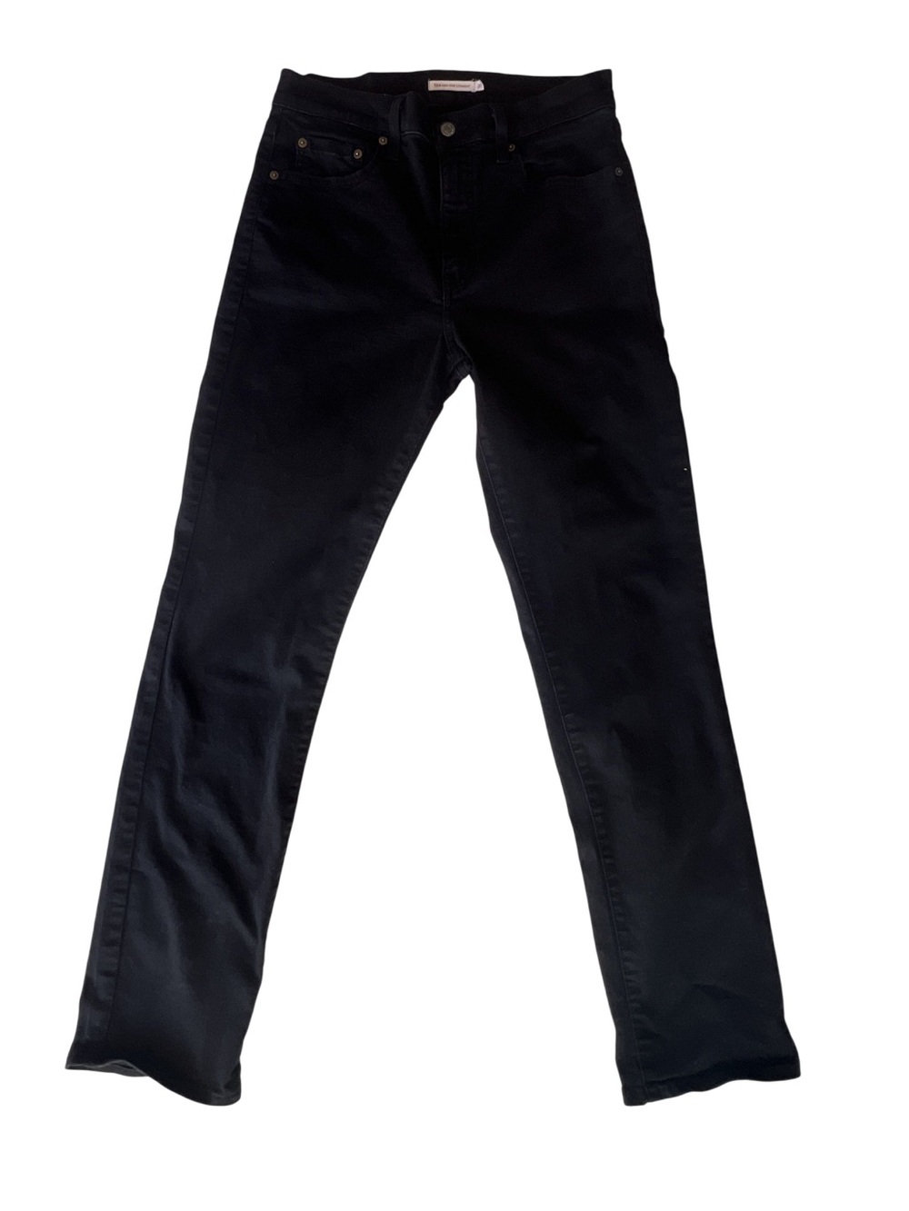 Levi’s Black 724 High Rise Straight Jeans Size 31